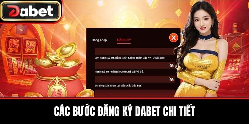 Các Bước Đăng Ký DABET Chi Tiết